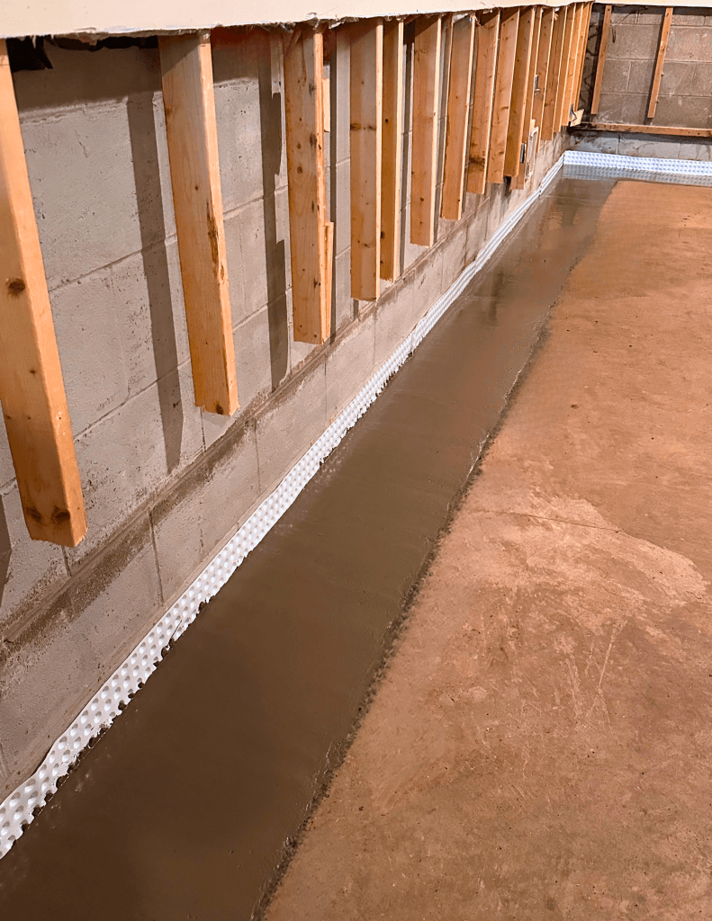 Picture of Wet Basements/Drainage Systems - Healthy Spaces Inc. | Basement ...